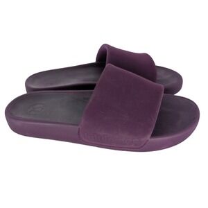 Lululemon Restfeel Slide Womens 8 Purple Dramatic Magenta Athleisure Sandals